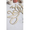 Cake topper chiffres, chiffres en bois pour gâteau d'anniversaire