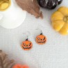 Boucles d'oreilles Halloween en bois