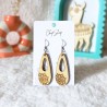 Boucles d'oreilles en bois