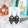Boucles d'oreilles en bois
