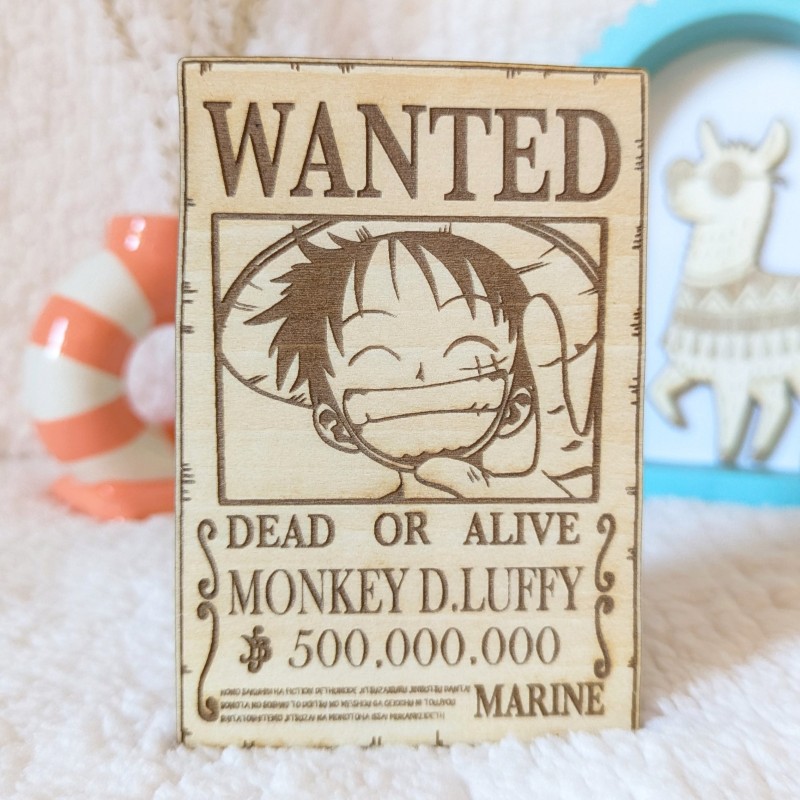 Marque page, décoration personnages One Piece