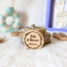 Porte-clés à personnaliser en bois