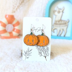 Boucles en bois Halloween