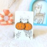 Boucles en bois Halloween