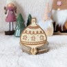 Sachet de 8 ornements en bois pour le sapin