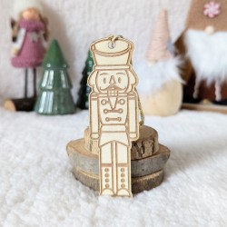 Sachet de 8 ornements en bois pour le sapin