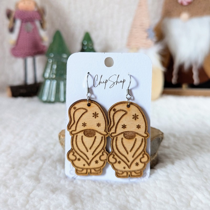 Boucles d'oreille gnome