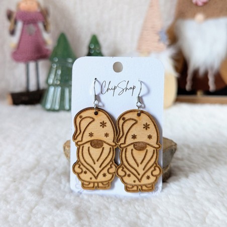 Boucles d'oreille gnome